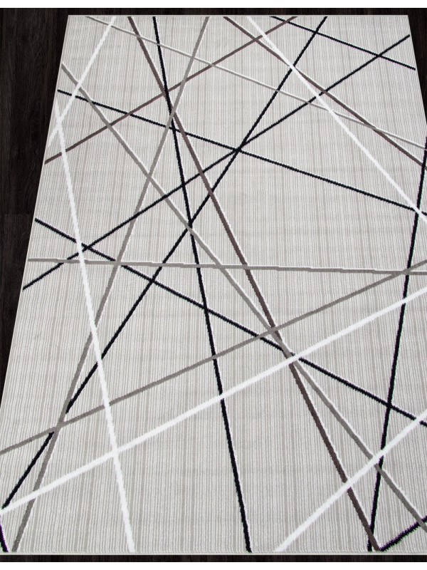 Ковер F395 - GRAY - Прямоугольник - коллекция SILVER