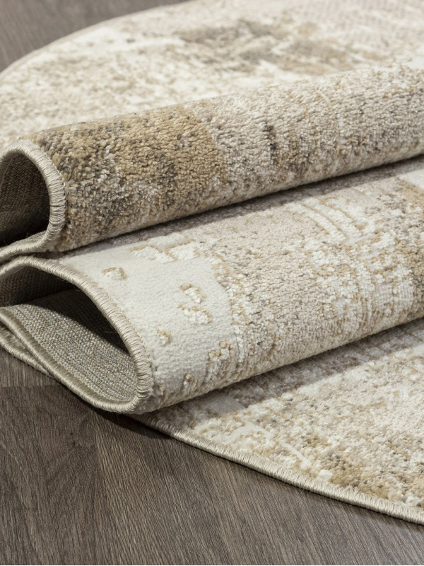 Ковер F218 - BEIGE - Овал - коллекция SIMIRA