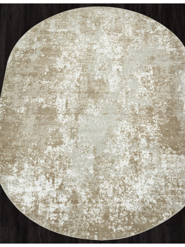 Ковер F198 - BEIGE-NATURAL - Овал - коллекция SIRIUS