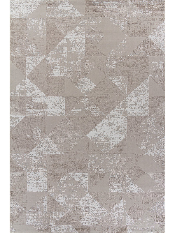 Ковер 01459A - BEIGE / WHITE - Прямоугольник - коллекция SIROCCO