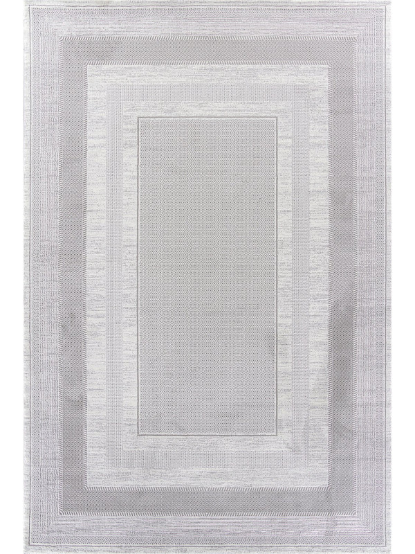 Ковер F040AC - GREY / WHITE - Прямоугольник - коллекция SIROCCO