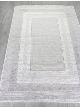 Ковер F040AC - GREY / WHITE - Прямоугольник - коллекция SIROCCO 1,6x2,3 м