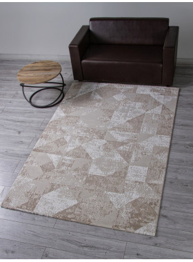 Ковер H921AC - BEIGE / WHITE - Прямоугольник - коллекция SIROCCO 0,8x1,5 м