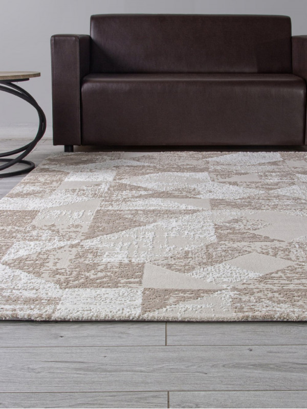 Ковер H921AC - BEIGE / WHITE - Прямоугольник - коллекция SIROCCO