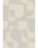 Ковер F644 - GRAY-CREAM - Прямоугольник - коллекция SKAT