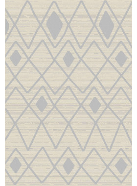 Ковер F647 - GRAY-CREAM - Прямоугольник - коллекция SKAT 2x2,9 м