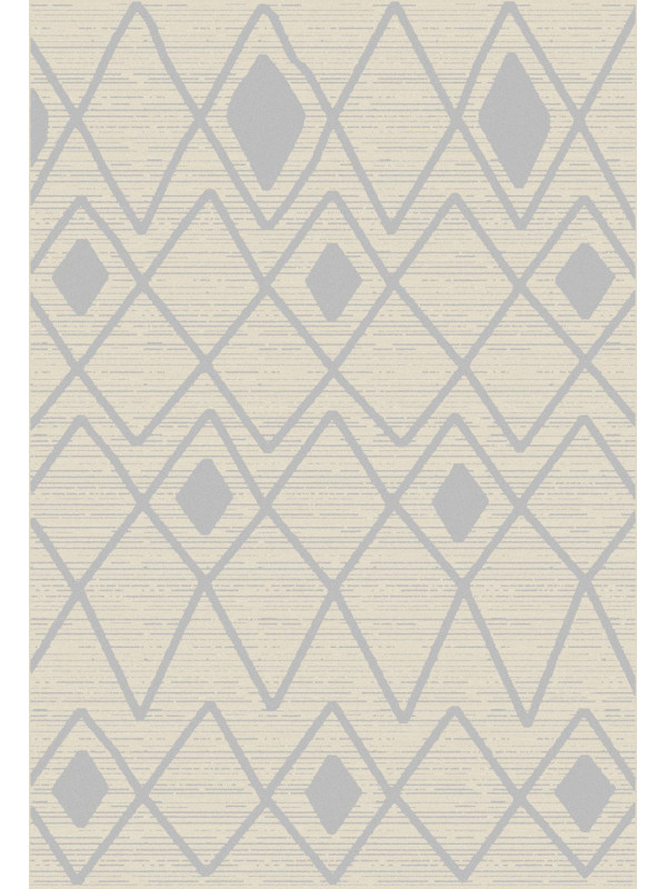 Ковер F647 - GRAY-CREAM - Прямоугольник - коллекция SKAT