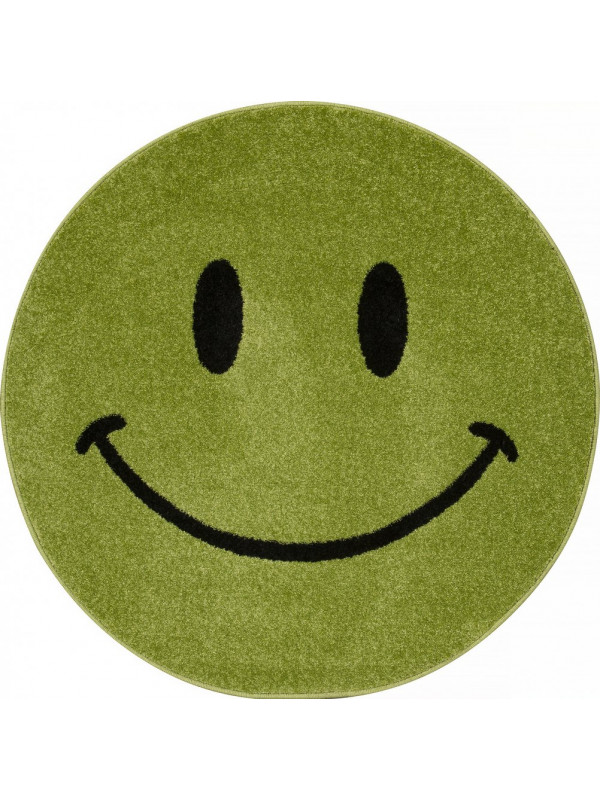 Ковер NC19 - GREEN - Круг - коллекция SMILE 2