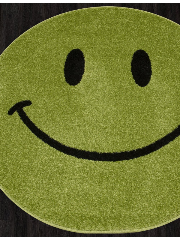 Ковер NC19 - GREEN - Круг - коллекция SMILE 2