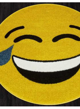 Ковер NC12 - YELLOW - Круг - коллекция SMILE 1x1 м