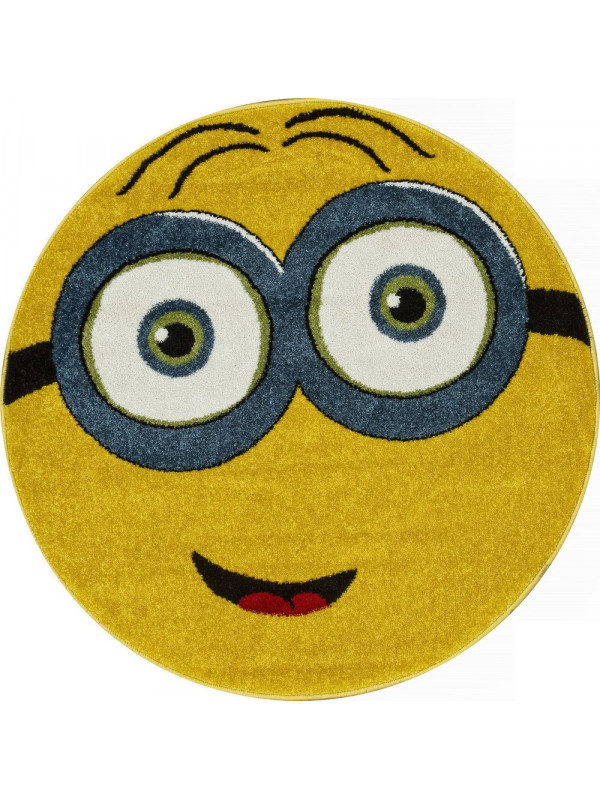 Ковер NC13 - YELLOW - Круг - коллекция SMILE