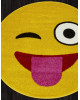 Ковер NC17 - YELLOW - Круг - коллекция SMILE