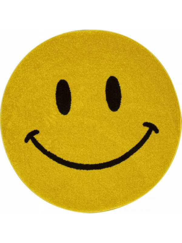 Ковер NC19 - YELLOW - Круг - коллекция SMILE