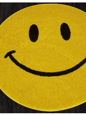 Ковер NC19 - YELLOW - Круг - коллекция SMILE 1x1 м