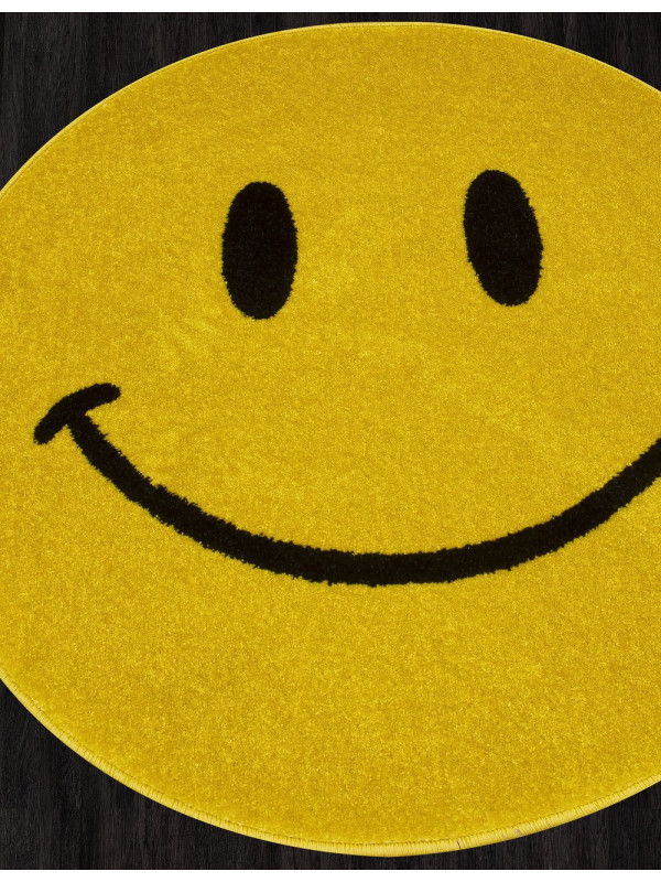 Ковер NC19 - YELLOW - Круг - коллекция SMILE