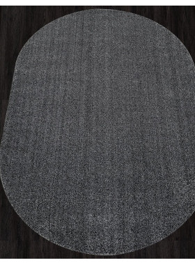 Ковер T600 - BLACK - Овал - коллекция SOFIA 1,5x3 м