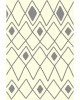 Ковер VR50 - CREAM-GRAY - Прямоугольник - коллекция STORM
