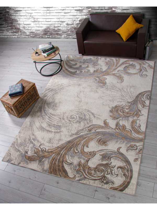 Ковер D754 - BEIGE 2 - Прямоугольник - коллекция TORNADO