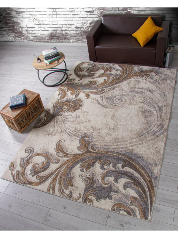 Ковер D754 - BEIGE 2 - Прямоугольник - коллекция TORNADO