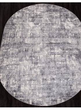 Ковер F050 - GRAY - Овал - коллекция TORNADO 2x2,9 м
