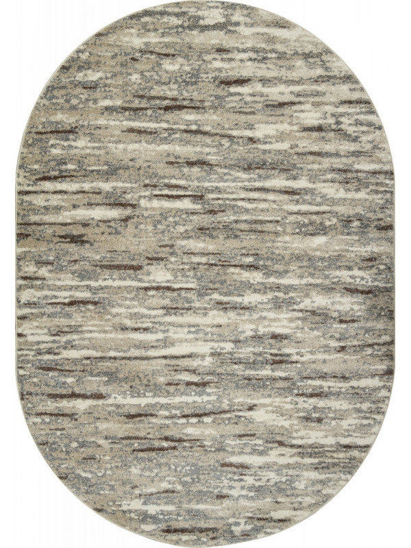Ковер F301 - BEIGE-BROWN - Овал - коллекция TORNADO