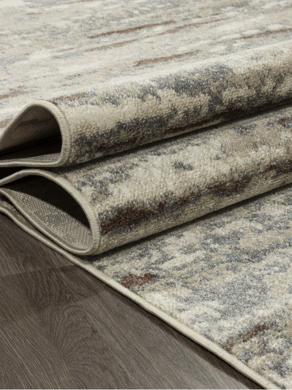 Ковер F301 - BEIGE-BROWN - Прямоугольник - коллекция TORNADO