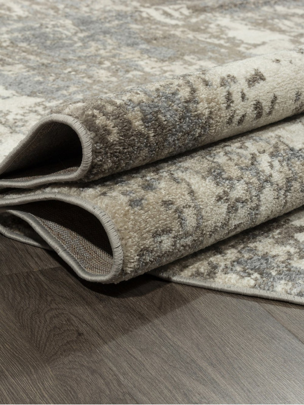Ковер F302 - BEIGE-BROWN - Овал - коллекция TORNADO
