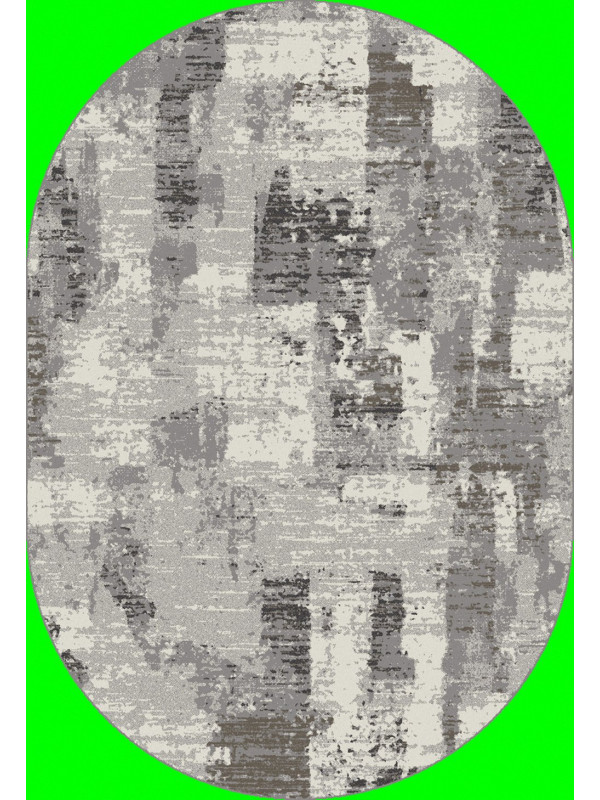Ковер F376 - GRAY - Овал - коллекция TUNIS
