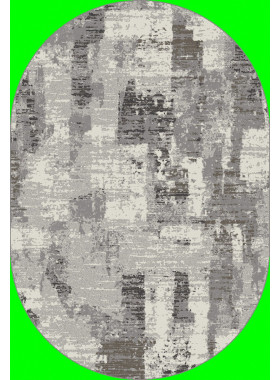 Ковер F376 - GRAY - Овал - коллекция TUNIS 1x2 м