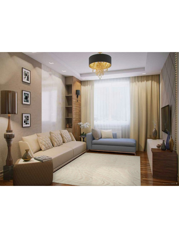 Ковер D336A - KREM COKEN / HEATSET KREM - Прямоугольник - коллекция TURIN