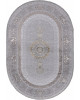 Ковер A053B - LIGHT GREY SHRINK / LIGHT GREY SHRINK - Овал - коллекция ZARINA