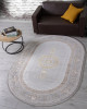 Ковер A053B - LIGHT GREY SHRINK / LIGHT GREY SHRINK - Овал - коллекция ZARINA