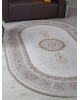 Ковер A053B - LIGHT GREY SHRINK / LIGHT GREY SHRINK - Овал - коллекция ZARINA
