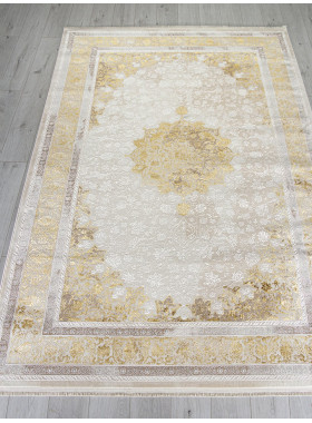 Ковер A064A - CREAM / GOLD FDY - Прямоугольник - коллекция ZARINA 2x2,9 м