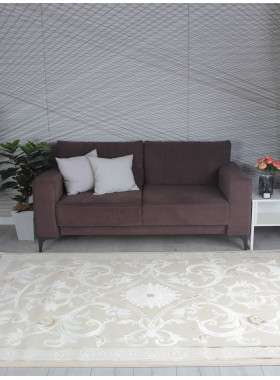 Ковер B269A - L.BEIGE / CREAM FDY - Прямоугольник - коллекция ZARINA 3x5 м