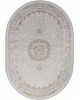 Ковер M107A - CREAM / CREAM - Овал - коллекция ZARINA