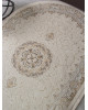 Ковер M107A - CREAM / CREAM - Овал - коллекция ZARINA
