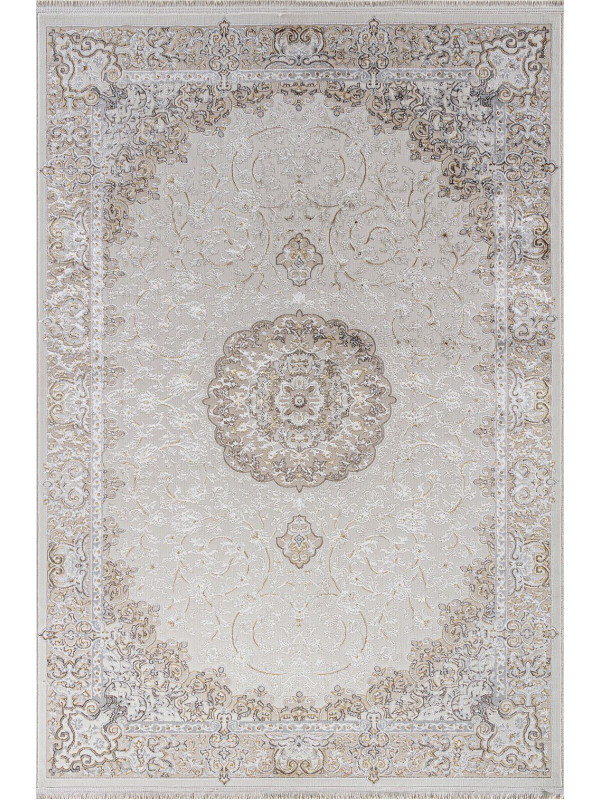 Ковер M107A - CREAM / CREAM - Прямоугольник - коллекция ZARINA